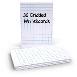 Show-me WBG30 Basics Pack 30 gridded drywipe boards