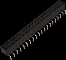 10122235 Female header, double row with Dual Entry, 2x20