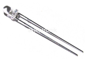 Dioda led 3mm czerwona bezb. 4,2cd
