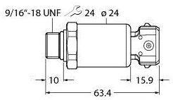 Turck Przetworniki ciśnienia 1 szt. PT600R-2121-I2-AMP3J1