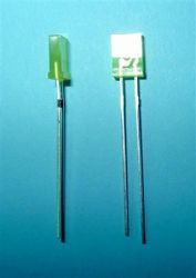 LED 2x5mm YELLOW MATOWA L=28 (100SZT)