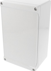 PC enclosure, (L x W x H) 201 x 119 x 89 mm, light gray (RAL 7035), IP66, 1555U2GY