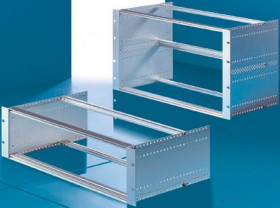 Obudowa do montażu w szafie 6U x 84KM x 245mm, Aluminium