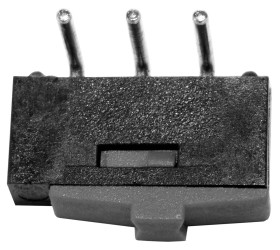 Przełącznik suwakowy, SPST, montaż PCB, 12 V dc, 24V ac/dc, 300 mA przy 24 V AC/DC, 500 mA przy 12 V DC, -40 →