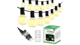 Girlanda Ogrodowa Zewnętrzna Łańcuch Świetlny 15,2M 30X Led Ozdobne Kuleczki...
