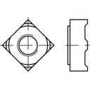 Nakrętki kwadratowe M4 TOOLCRAFT 119084 DIN 928 1000 szt.