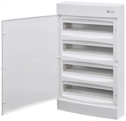 Rozdzielnica modułowa 4x18 natynkowa drzwi białe / IP 40 400V AC / ECT 4x18PO-s 001100321
