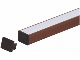 Zaślepka PCV Line brązowa