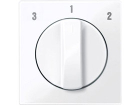 MERTEN Płytka czołowa System M wyłącznika wentylatora obrotowy biały active MTN567325 SCHNEIDER ELECTRIC