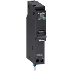 RCCB, Typ C, 1-biegunowy, 10A, Schneider Electric, QO110C10RCB Acti9 240V