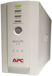 Zasilacz bezprzerwowy, 210W, 350VA, 7A, Uwe 230V, Uwy 230V, 9min, APC, Back-UPS CS