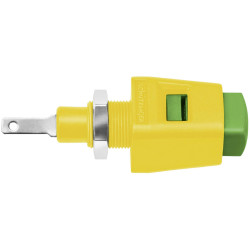 Sch&#xFC;tzinger ESD 6554/GNGE Spring-loaded Terminal Green-Yellow 5A 1pc