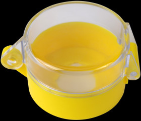 Osłona na przycisk sterowniczy 22mm transparent żółta