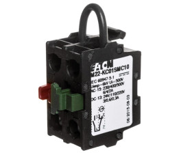 Styk pomocniczy z samokontrolą 1Z 1R montaż do ścianki tylnej M22-KC01SMC10 121473