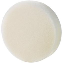 Draper 07579 Medium-Light Polishing Pad 125mm White - 07579
