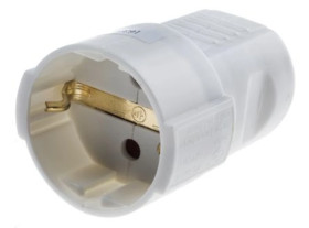 Gniazdo sieciowe, 16A, 250 V, 2P+E Typ F, niemieckie Schuko, RS PRO