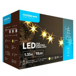 Lampki gwiazdki BAT modee 1,35m WARM 10LED ML-C3028