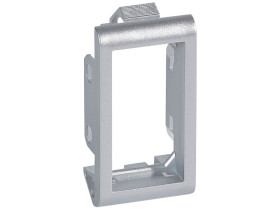MOSAIC Uchwyt do wąskich ścianek 1 moduł aluminium do nr. ref. 080010 080294 LEGRAND