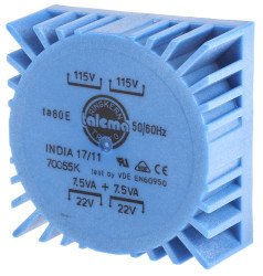 Płyta montażowa 2 x 22V ac 115 V ac, 230 V ac 15VA 2-wyjściowy Płytka drukowana