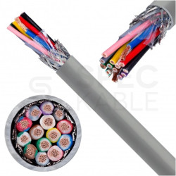 Kabel sterowniczy BiT LIYCY 14x1mm2 szary 300/300V ekranowany olejoodporny linka Bitner