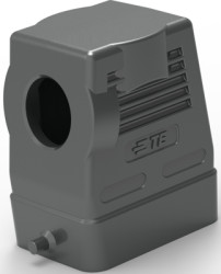 Housing, size HB6, die-cast aluminum, M20, angled, clip locking, IP65, T1330060120-000