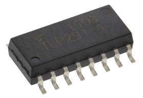 Transoptor TLP293-4(GB,E(T z fototranzystorem 4-kanałowy DC SOIC 16 Toshiba