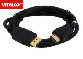 KABEL DISPLAYPORT/HDMI 1,5M DP12