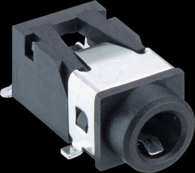 165144 Jack panel socket, 3.5 mm, stereo, 4-pin
