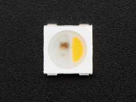NeoPixel RGBW LEDs w/ Integrated Driver Chip - Warm White (~3000K - White Casing - 10 Pack)