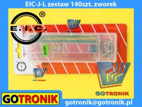 EIC-J-L zestaw 140 sztuk przewodów połączeniowych