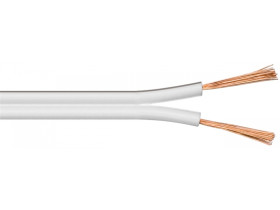 Lautsprecherkabel weiß CU