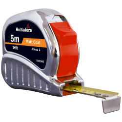 Hultafors 368113 TM5ME Chrome Tri-Matic Pocket Tape 5m/16ft (Width 19mm)
