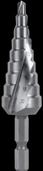 101051H HSS stepped drill with size 1 bit holder