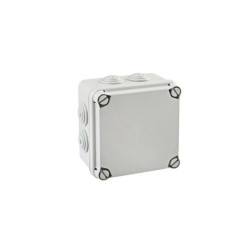 IP65 Puszka hermetyczna LIGHT 121x121x68 pokrywa pełna, z dławicami (7xM25)