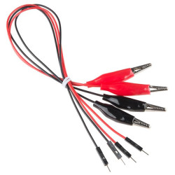 Sparkfun Alligator Clip with Pigtail (4 Pack)