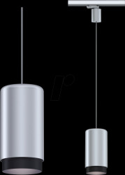 95403 ProRail3 pendant light Corus, E27, max. 50 W, dimmable, silver