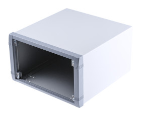 Obudowa urządzeń elektronicznych METCASE Unimet Aluminium, Szary wysokość zew: 150 mm 250 mm 260 mm IP40