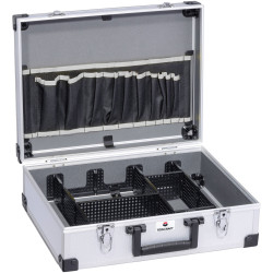 Toolcraft TO-7703739 Universal Toolbox: Aluminium Custom Foam Lockable