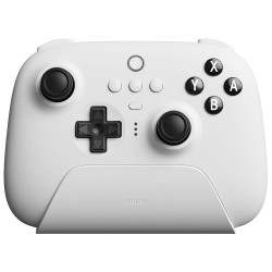 8BitDo Ultimate Bluetooth & 2.4G Controller with Charging Dock - White