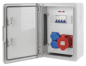 Rozdzielnica budowlana ABS 16A 2x230V RSZ8-012C011