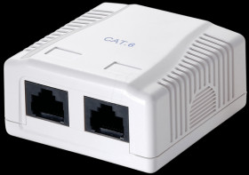 235212 2-Port Cat.6 Surface Mounted Box