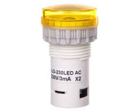 Lampka kompaktowa żółta PK22-LG-230-LED-AC