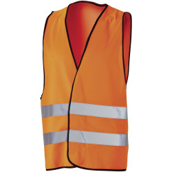 Leipold Doehle 40981 Safety Vest Polyester Unisize EN ISO 20471 Class 2