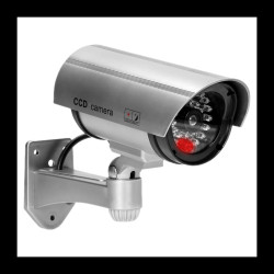 Atrapa kamery monitorującej CCTV bateryjna srebrna CD-3/G VIRONE Orno