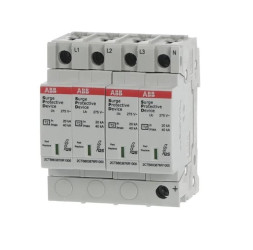 Ogranicznik przepięć Typ T2 4P 40kA 12,5kV 275V OVR T2 4L 40-275 P QS 2CTB803873R5600
