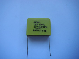 MKSEG-010 Kondensator gasikowy 1uF 250V 100Ohm gasik