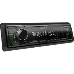 Radio samoch.KENWOOD KMM-105GY USB/AUX GREEN podświetlenie