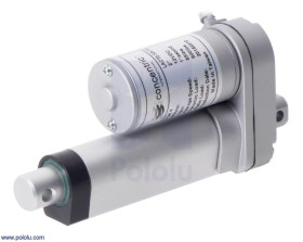 Pololu Glideforce LACT2-12V-20 Light-Duty Linear Actuator: 50kgf, 2" Stroke, 0.57"/s, 12V