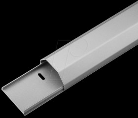 90668 Aluminium cable conduit, 1.1 m, 50 mm wide, alu