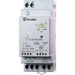 Finder 11.41.8.230.0000 Twilight Switch for 35mm DIN Rail 1/80/30/1000 lx